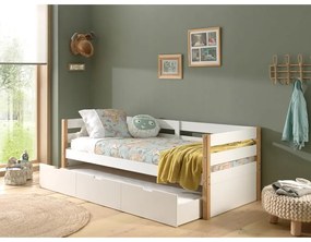 Pat pentru copii 90x200 cm alb Margrit - Vipack