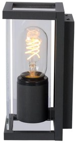 Aplică de exterior Lucide 27885/01/30 CLAIRE 1xE27/15W/230V IP54 negru