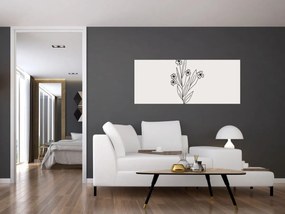 Tablou - Floare de pajiște N⁰1 (120x50 cm)