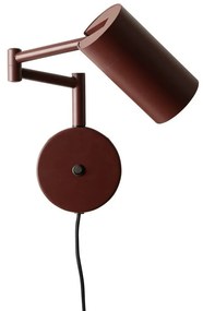 Aplica perete din metal cu brat articulat Bilbao visiniu