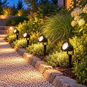 BRILAGI - Lampă de exterior TERRA 1xGU10/50W/230V IP65 neagră