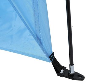 Cort semi-deschis 220*110*110 cm, albastru