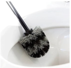 Perie pentru toaleta Brabantia ReNew 90300276, 42 cm, Design discret, Negru