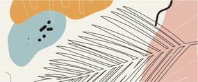 Tablou - Ilustrație de frunze (120x50 cm)