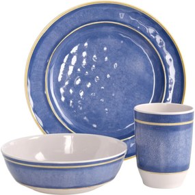 Set vase Redcliffs 12 piese melamină,albastru
