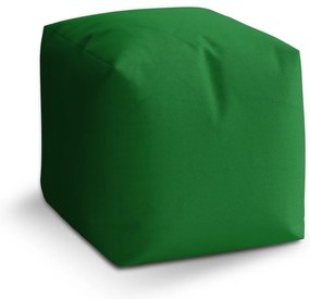 Taburet Cube verde închis, verde