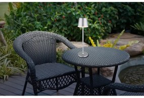 Corp de iluminat LED solar Globo 36637SM LED/0,06W/3V 3000K IP44 crom mat