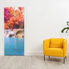 Fototapet pentru ușă - Laguna turcoaz (95x205cm)