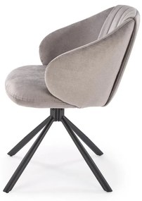 Scaun rotativ K533 stofa gri