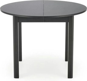 Masa extensibila RINGO, negru, PAL furniruit, 102/142x102x76 cm