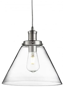 Lustra / Pendul design modern Pyramid crom/clar 3228CC SRT