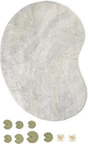 Covor de joacă pentru copii gri deschis din bumbac 130x170 cm Swan Lake – Lorena Canals