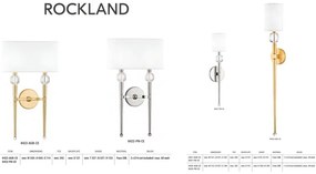 Aplica de perete design clasic ROCKLAND alama antichizata, cu 2 surse de lumina