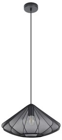 Lustră pe cablu Eglo 43995 DOLWEN 1xE27/40W/230V d. 42,5 cm negru