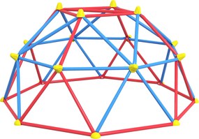 Outsunny Cadru de catarat, Jungle Gym, Turn geometric de catarat in aer liber cu rama din otel rezistenta la rugina | Aosom Romania