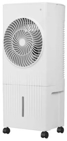 Racitor de aer si umidificator Elite ACS-2595, 60W, Suprafata recomandata pana la 20 m², 5.5 L, 3 viteze, 760 m³/h, Zgomot redus, Alb