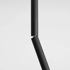 Plafoniera moderna neagra liniara din metal Stick S