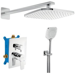 Set de duș cu baterie ascunsă Novaservis METALIA ECO crom lucios