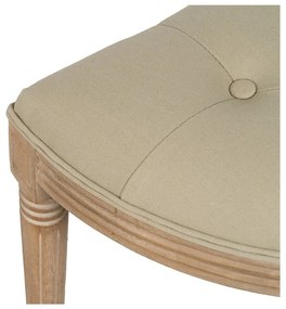 Bancă bej/în culoare naturală Royal – Ixia