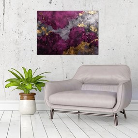 Tablou pe sticlă - Texturizarea abstracției (70x50 cm)