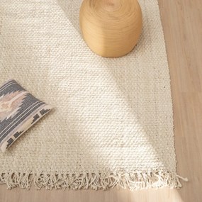 Covor crem din iută 160x230 cm Altea – Ixia