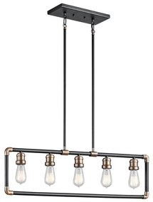 Lustră pe tijă Kichler KL-IMAHN-ISLE IMAHN 5xE27/60W/230V