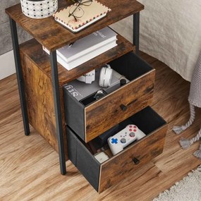 Noptieră ARIN maro/negru