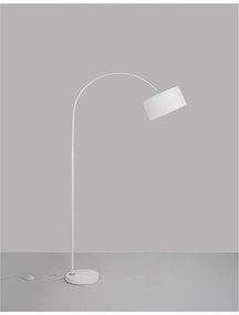 Lampadar / Lampa de podea tip arc SAMA alb NVL-9401653