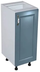 Corp inferior 30 cu 1 usa Zebra MDF Albastru drept