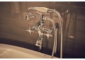 Roca A5A014BC00 - Set pentru cadă CARMEN cu baterie, crom lucios