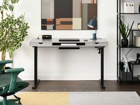 Masă PC Osto 140 (beton + negru). 1109835