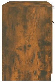 Birou, stejar fumuriu, 100x50x75 cm, lemn compozit Stejar afumat