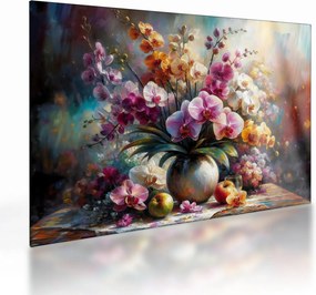 Tablou pe sticlă - Vas de flori II. (70x50 cm)