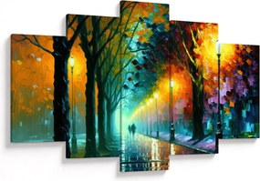 Tablou - Plimbare de noapte (150x105 cm)