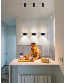 Lustră LED dimabilă Immax NEO 07219L DORMINE 6W/230V negru mat Tuya + telecomandă