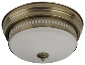 Searchlight - Plafonieră EDINBURGH 2xE27/40W/230V bronz