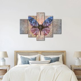 Tablou - Fluture steampunk (150x105 cm)