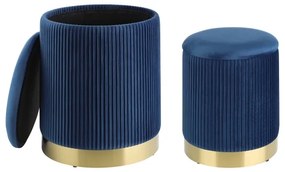 SET 2x taburet Eglo 424018 MASHIKE albastru/auriu