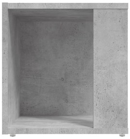 Masa laterala, gri beton, 33x33x34,5 cm, PAL 1, Gri beton