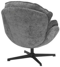 Fotoliu Betty gri/negru Tap.240