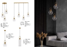 Lustra cu 4 pendule design modern IRVINE