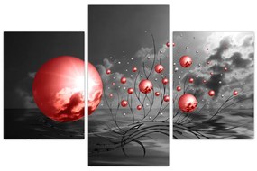 Tabloul bilelor roșii (90x60 cm)