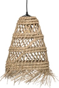 Lustra boho din paie LAHYS, Ø 28 cm