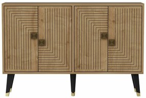 Dulap Ahart Sapphire Oak and Gold