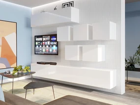 Mobilier living Berny 62 (alb + Alb lucios). 1087186