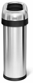 Coș de gunoi pentru spații comerciale Simplehuman 50 l, oțel inoxidabil