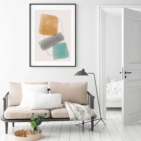 Poster - Abstracție pictată (A4)