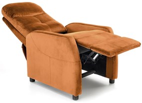Fotoliu recliner Felipe 2 velvet cinnamon H103 cm