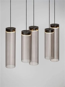 Lustra cu 8 pendule LED BRIELLE