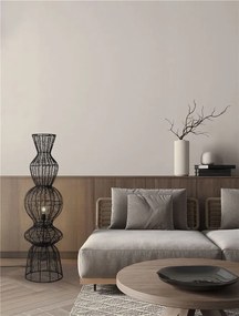 Lampa de podea design natural BREENA negru